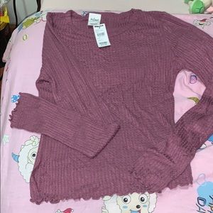 dark lilac long sleeve